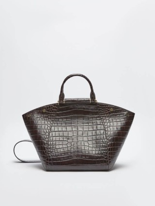 Коричневая сумка MAX MARA: фото 2 - Invogue