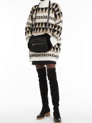 Кремовое платье MAX MARA: фото 3 - Invogue