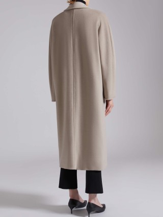 Кремове пальто MAX MARA з вовни та кашеміру: фото 2 - Invogue