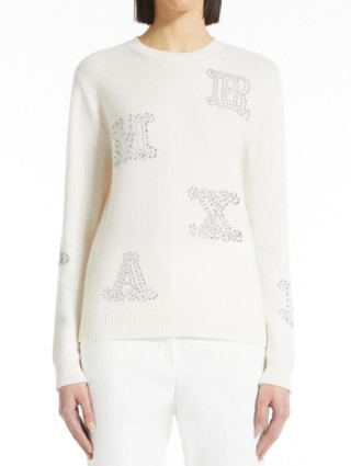 Белый свитер MAX MARA: фото 1 - Invogue