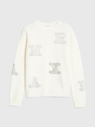 Белый свитер MAX MARA: фото - Invogue