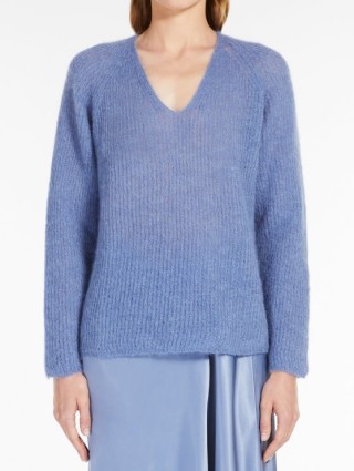 Синий свитер MAX MARA: фото 1 - Invogue