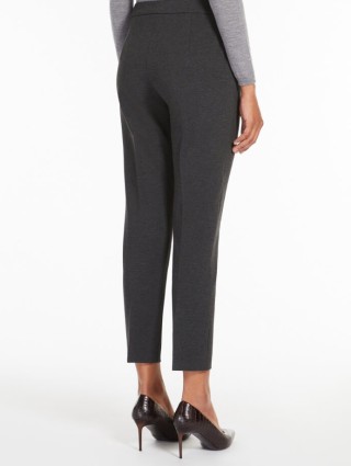 Тёмно-серые брюки MAX MARA: фото 2 - Invogue