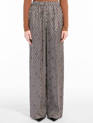 Коричневі брюки MAX MARA : фото 1 - Invogue