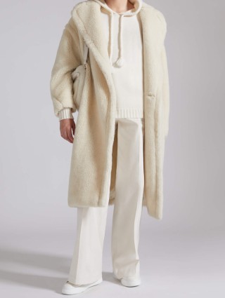 Біле пальто MAX MARA : фото 5 - Invogue