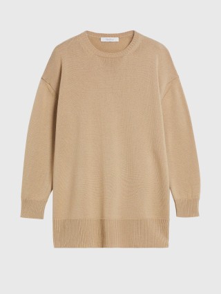 Кремовый свитер MAX MARA: фото - Invogue