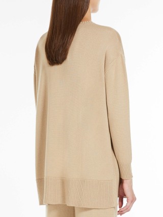 Кремовый свитер MAX MARA: фото 2 - Invogue