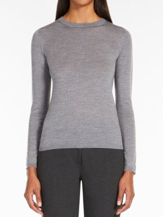 Серый свитер MAX MARA: фото 1 - Invogue