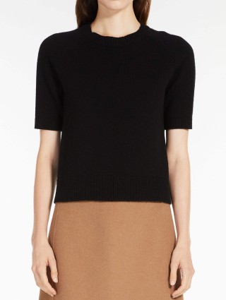 Чёрный свитер MAX MARA: фото 1 - Invogue