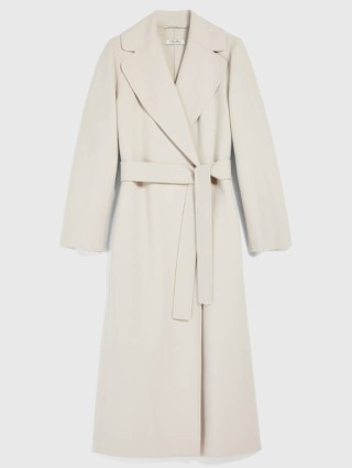 Кремовое пальто MAX MARA: фото - Invogue