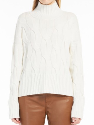 Белый свитер MAX MARA: фото 1 - Invogue