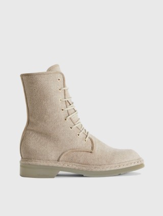 Бежевые ботинки MAX MARA: фото - Invogue