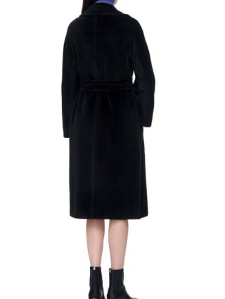 Чорне пальто MAX MARA : фото 2 - Invogue