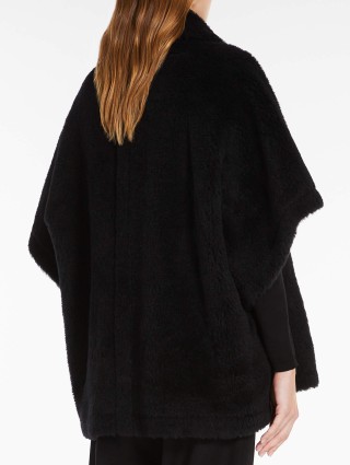 Чорне пончо MAX MARA : фото 2 - Invogue