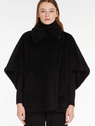 Чорне пончо MAX MARA : фото 1 - Invogue