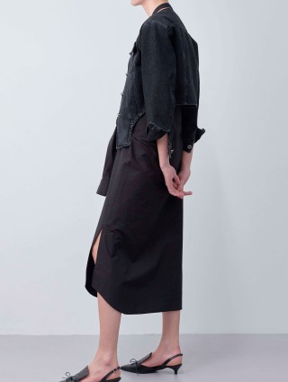 Чорна куртка PUSHBUTTON : фото 2 - Invogue