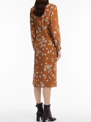 Бежевое платье MAX MARA: фото 2 - Invogue