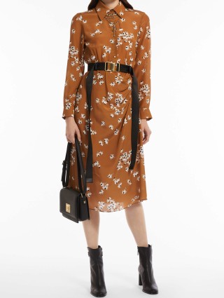 Бежевое платье MAX MARA: фото 3 - Invogue