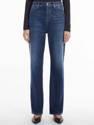 Синие джинсы MAX MARA: фото 1 - Invogue