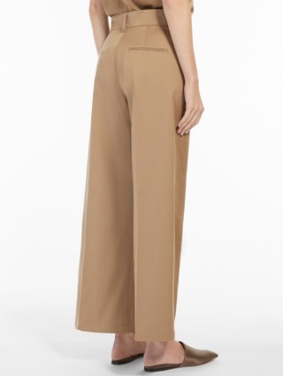 Бежевые брюки MAX MARA: фото 2 - Invogue