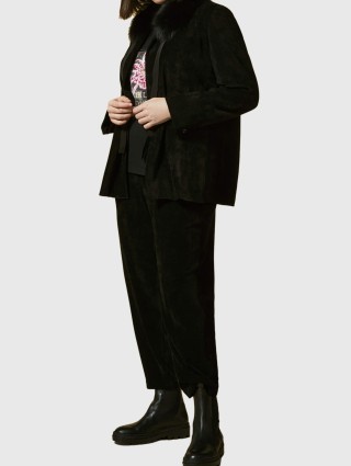 Чёрный свитер MARINA RINALDI: фото 3 - Invogue