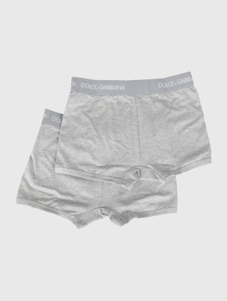 Сірі боксери DOLCE&GABBANA KIDS: фото 1 - Invogue