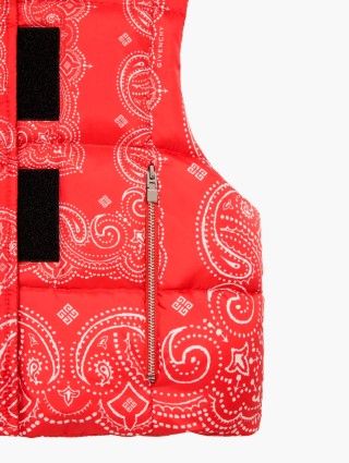 Красный жилет GIVENCHY KIDS: фото 2 - Invogue