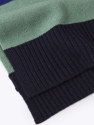 Синий шарф IL GUFO: фото 2 - Invogue