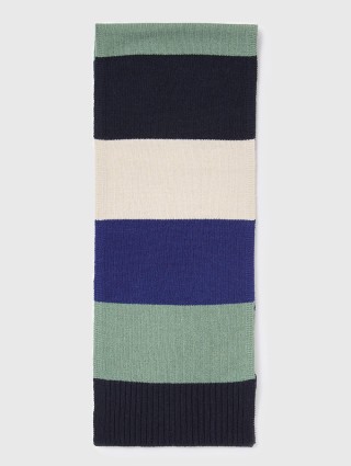 Синий шарф IL GUFO: фото 1 - Invogue