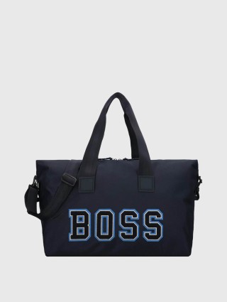 Синяя сумка BOSS: фото - Invogue