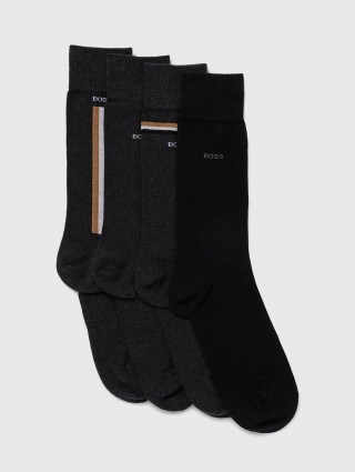 Чёрные носки BOSS: фото - Invogue
