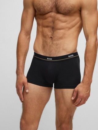 Чорні боксери BOSS: фото 1 - Invogue