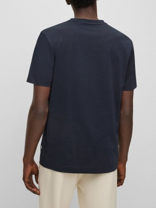 Синя футболка BOSS : фото 2 - Invogue