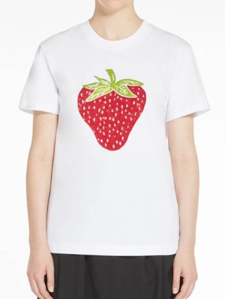 Белая футболка SPORTMAX: фото 1 - Invogue