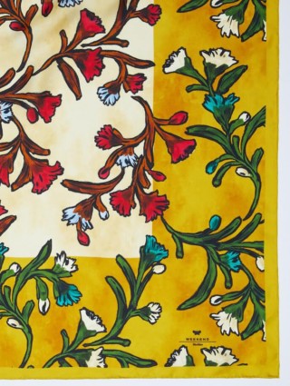 Жёлтый платок WEEKEND ACCESSORIES: фото 1 - Invogue