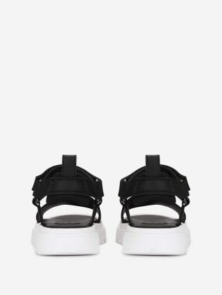 Чорні босоніжки DOLCE&GABBANA KIDS : фото 2 - Invogue