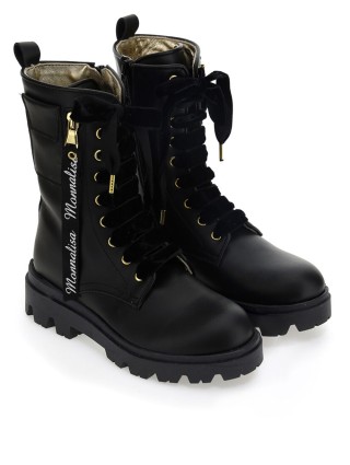 Чорні черевики MONNALISA : фото 1 - Invogue