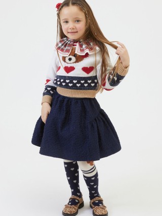 Синя спідниця MONNALISA : фото 3 - Invogue