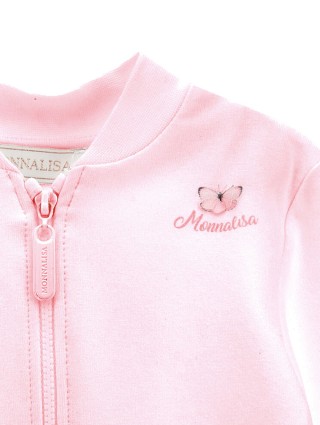 Розовая кофта  MONNALISA: фото 2 - Invogue