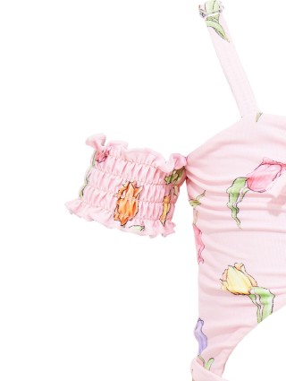 Рожевий купальник MONNALISA : фото 2 - Invogue