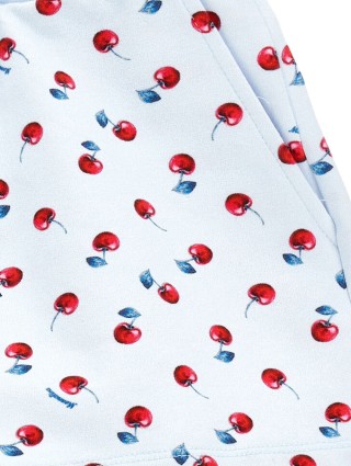 Блакитні шорти MONNALISA : фото 2 - Invogue