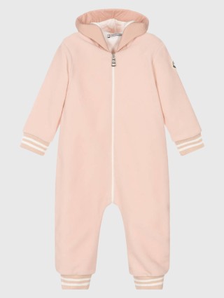 Рожевий комбінезон MONCLER ENFANT: фото - Invogue