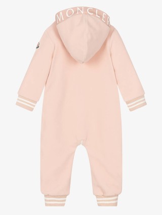 Рожевий комбінезон MONCLER ENFANT: фото 1 - Invogue