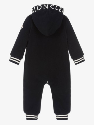 Синій комбінезон MONCLER ENFANT: фото 1 - Invogue