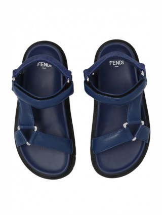 Сині босоніжки FENDI KIDS : фото 3 - Invogue