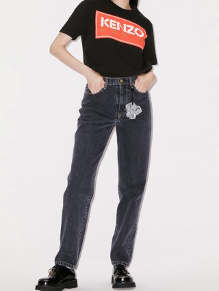 Чорна футболка KENZO : фото 4 - Invogue