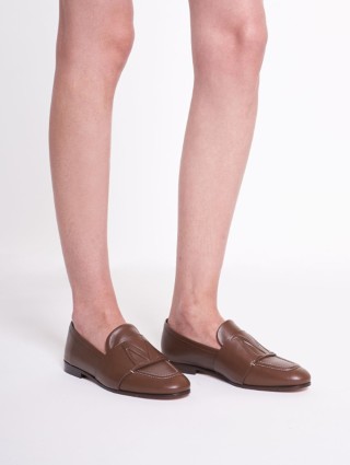 Коричневі лофери MAX MARA : фото 5 - Invogue