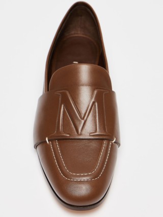 Коричневі лофери MAX MARA : фото 3 - Invogue