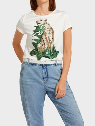 Зелена футболка MARC CAIN : фото 1 - Invogue