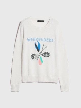 Кремовий светр WEEKEND MAX MARA : фото - Invogue